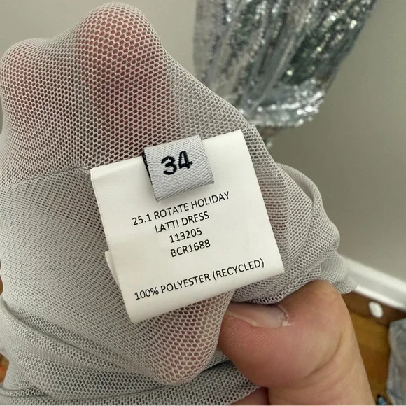 REMAIN BIRGER CHRISTENSEN  Sequinned Midi Dress size 34 - Picture 8 of 8